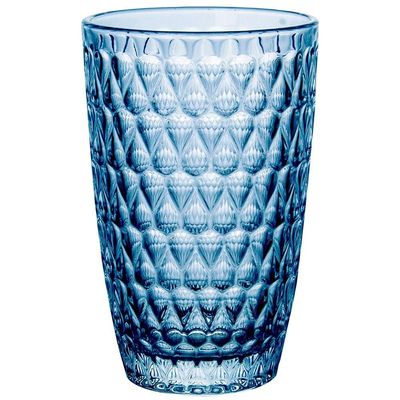 Conjunto de Copos L`Hermitage Amelie em Vidro Azul