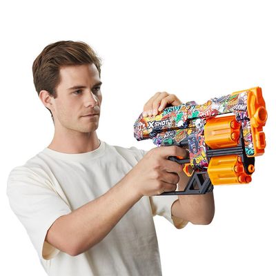 Lançador X-Shot - Skins - Dread - 12 Dardos - Sketch