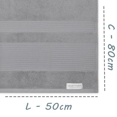 Toalha Avulsa Rosto KazzaVip 100% Algodão Egípcio Nobre 50cmx80cm Aliance Stone
