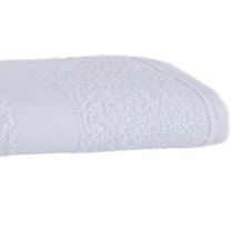 Toalha Avulsa de Rosto KazzaVip Felpuda 100% Algodão Linha Salao Profissional 44cmx75cm Branco