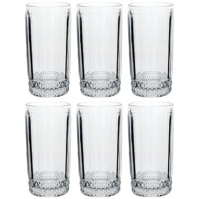 Conjunto de Copos Altos L`Hermitage Splendor 360 ml - 6 Peças