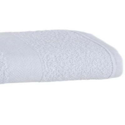 Toalha Avulsa de Rosto KazzaVip Felpuda 100% Algodão Linha Salao Profissional 44cmx75cm Branco