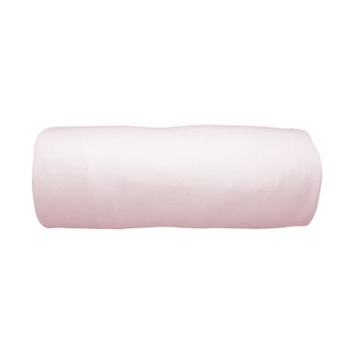 Lençol Avulso KazzaVip Solteiro Com Elástico Malha 100% Algodão Liso Linha Casa Rosa Star