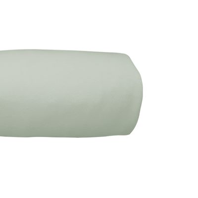 Lençol Avulso KazzaVip Solteiro Com Elástico Malha 100% Algodão Liso Linha Casa Verde Topázio