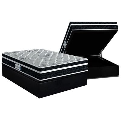 Cama Box Baú CRC Casal +Colchão Anatômico Ortopédico Tech2000 Probel -