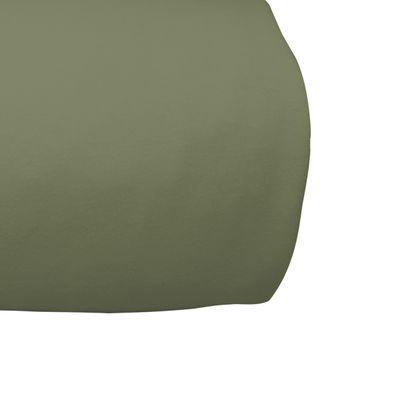 Lençol Avulso KazzaVip King Malha 100% Algodão Com Elástico Premiun Classic Verde
