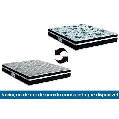 Cama Box Baú CRC Casal +Colchão D45 Ortopédico Tech2000 Probel -