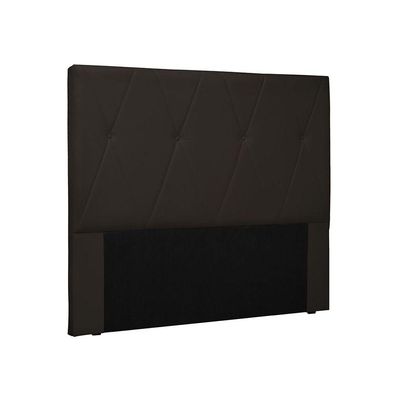 Cabeceira Aquilla Para Cama Box Solteiro 90 Cm Corino Marrom - D'rossi