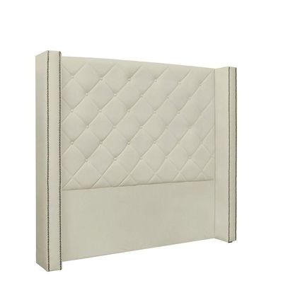 Cabeceira Vicenza Cama Box Solteiro 90Cm Corino Bege