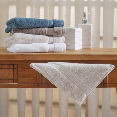 Toalha de Rosto Relative Zero Torção 50x80CM 100% Algodão 500g-m² Bege