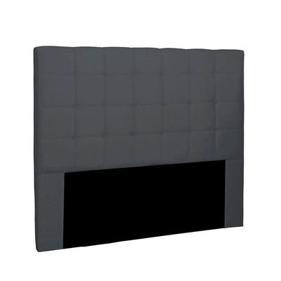 Cabeceira Verona Cama Box Solteiro 90Cm Suede Cinza