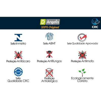 Colchão Solteiro Molas MasterPocket Anjos Ensacadas Duo Sono 78x188x25