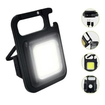Mini Lanterna Led Chaveiro Mosquetão Portáti Imã Potente Usb