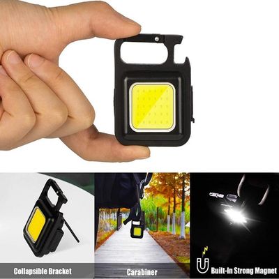 Mini Lanterna Led Chaveiro Mosquetão Portáti Imã Potente Usb
