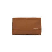 Nécessaire de Viagem Feminina Pequena Recortes Floater Caramelo