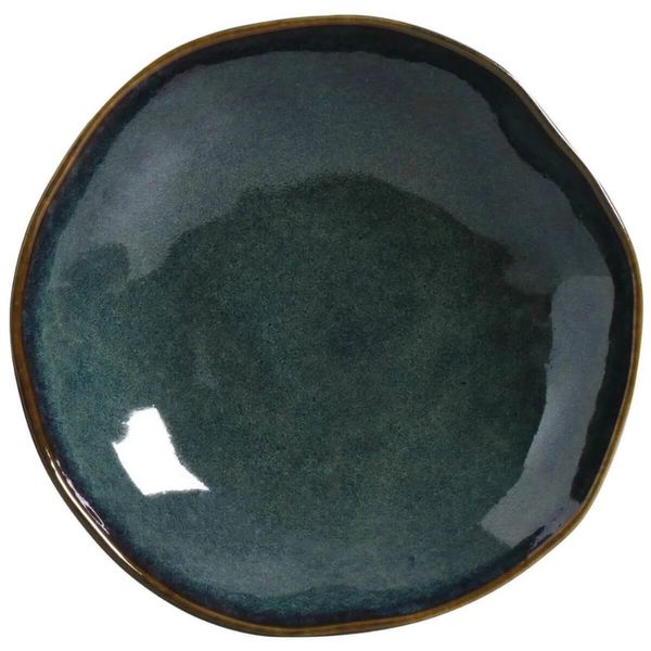 Prato Fundo Porto Brasil Orgânico Oceano Avulso 21cm Azul