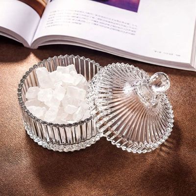 Bomboniere Baleiro Pote Vidro Tampa Doce Bala Mesa Decoração 14cm Resistente