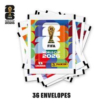 Kit 36 Envelopes com Figurinhas Copa do Mundo FIFA 2026 Panini