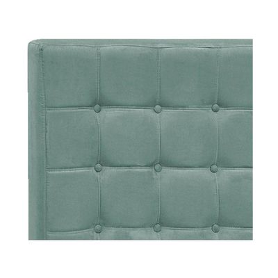 Cabeceira Casal Pequim P04 140 Cm Suede Turquesa Tca 946