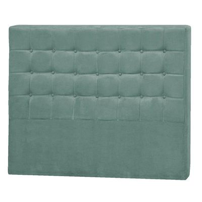 Cabeceira Casal Pequim P04 140 Cm Suede Turquesa Tca 946
