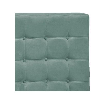 Cabeceira Casal Pequim P04 140 Cm Suede Turquesa Tca 946