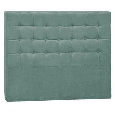 Cabeceira Casal Pequim P04 140 Cm Suede Turquesa Tca 946