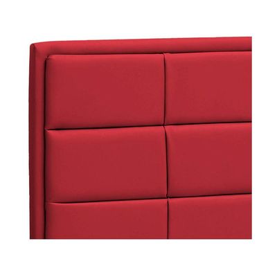 Cabeceira Casal Tallin P04 140 Cm Suede Vermelho Tca 53