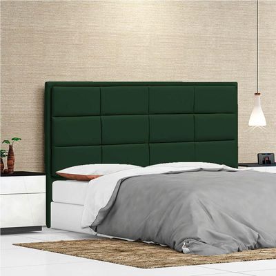 Cabeceira Casal Tallin P04 140 Cm Suede Verde Tca 947
