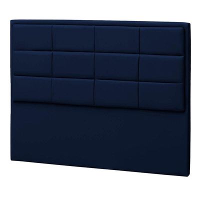 Cabeceira Casal P04 140 Cm Suede Azul Marinho Tca 948