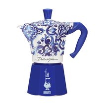 Cafeteira Italiana Bialetti Moka Express 3 Xícaras... Blu Mediterraneo