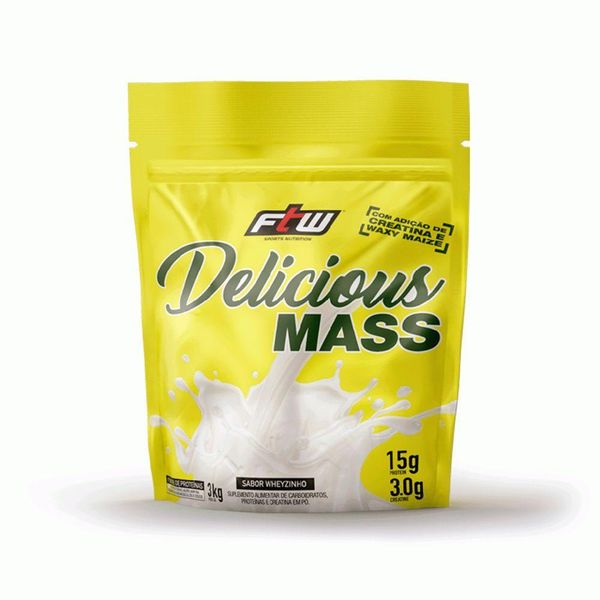 Delicious Mass 3kg Sabor Wheyzinho natural