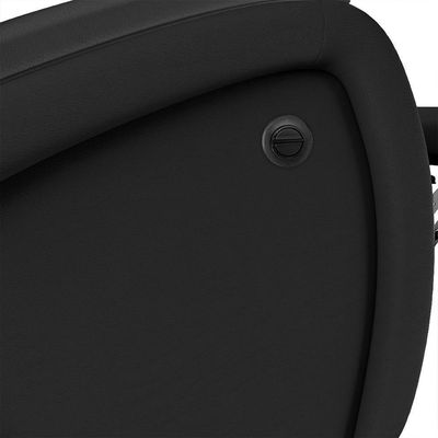 Poltrona Do Papai Reclinável Kalie Power Elétrica Usb Fh9 Pu Preto - Mpozenato