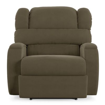 Poltrona Do Papai Reclinável Kalie Power Elétrica Usb Fh9 Veludo Capuccino - Mpozenato