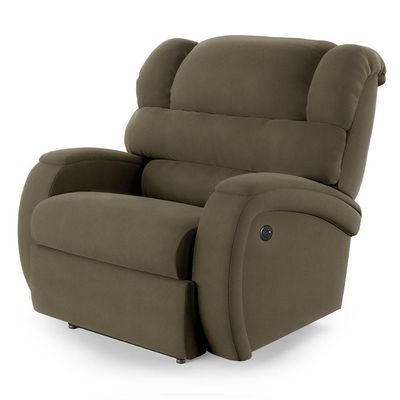 Poltrona Do Papai Reclinável Kalie Power Elétrica Usb Fh9 Veludo Capuccino - Mpozenato