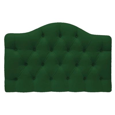 Cabeceira Suspensa Imperatriz 140 Cm Casal Suede Verde