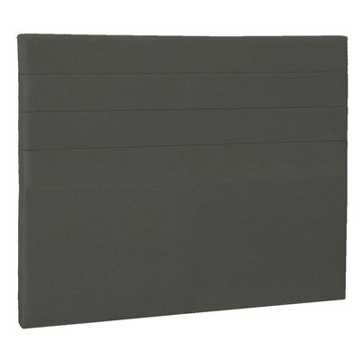Cabeceira Casal Porto P04 140 Cm Suede Cinza Escuro Tca 958