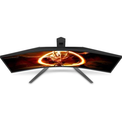 Monitor Gamer Curvo 34" LED AOC AGON U34G4C/57 Ultrawide QHD 180Hz 0,5ms Preto e Cinza