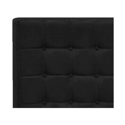 Cabeceira Casal Pequim P04 140 Cm Suede Preto Tca 944