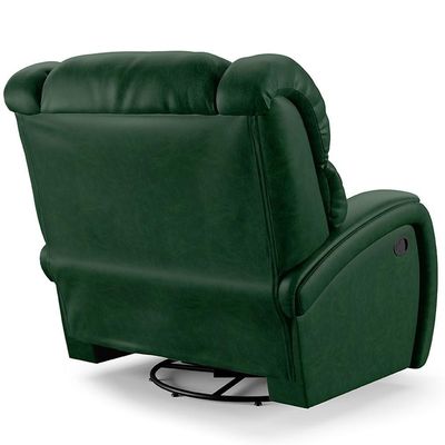 Poltrona Do Papai Reclinável Kalie Glider Giratória Fh9 Pu Verde Musgo - Mpozenato