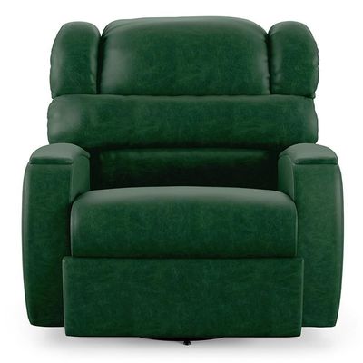 Poltrona Do Papai Reclinável Kalie Glider Giratória Fh9 Pu Verde Musgo - Mpozenato