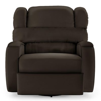 Poltrona Do Papai Reclinável Kalie Glider Giratória Fh9 Pu Marrom - Mpozenato