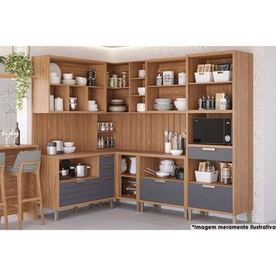 Cozinha Completa MGM 11 Peças Eloise CZ030 Cinamomo/Off White