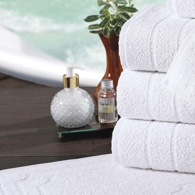 Toalha De Banho Suite Gold 1,40m X 80cm 450g/m² Hotelaria 1 Peça 90% Algodão 10% Poliéster - Branco