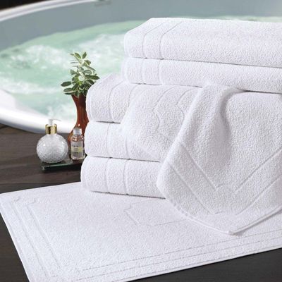 Toalha De Banho Suite Gold 1,40m X 80cm 450g/m² Hotelaria 1 Peça 90% Algodão 10% Poliéster - Branco