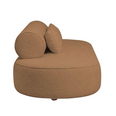 Sofá Orgânico Horizonte 4 Lugares 230cm Bouclé Terracota - Nexta Casa