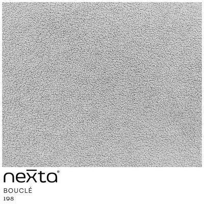 Sofá Orgânico Horizonte 3 Lugares 210cm Bouclé Cinza Claro - Nexta Casa