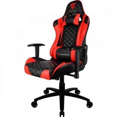 Cadeira Gamer TGC12 Thunderx3 em Poliuretano com Encosto Reclinável 135° e Almofadas Cervical