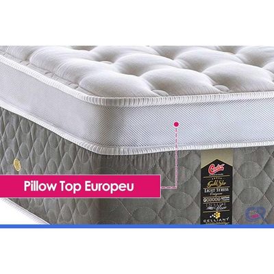 Colchão King Molas Pocket Castor Ensacadas G Star Light Plush 193
