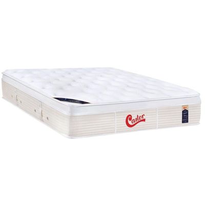 Colchão King Espuma Visco Gel Castor Molas Ensacadas G Star Vitagel 193x32