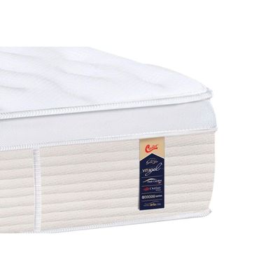 Colchão King Espuma Visco Gel Castor Molas Ensacadas G Star Vitagel 193x32